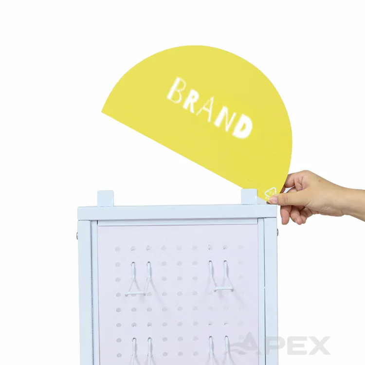 Floor Accessory Display Rack Metal Hanging Display Stand - APEX