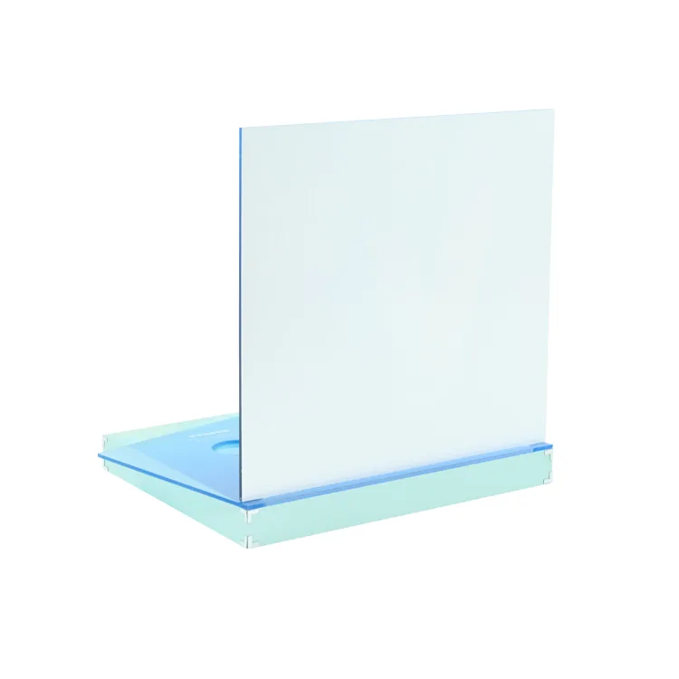 L Shape Detachable Makeup Remover Acrylic Display Stand