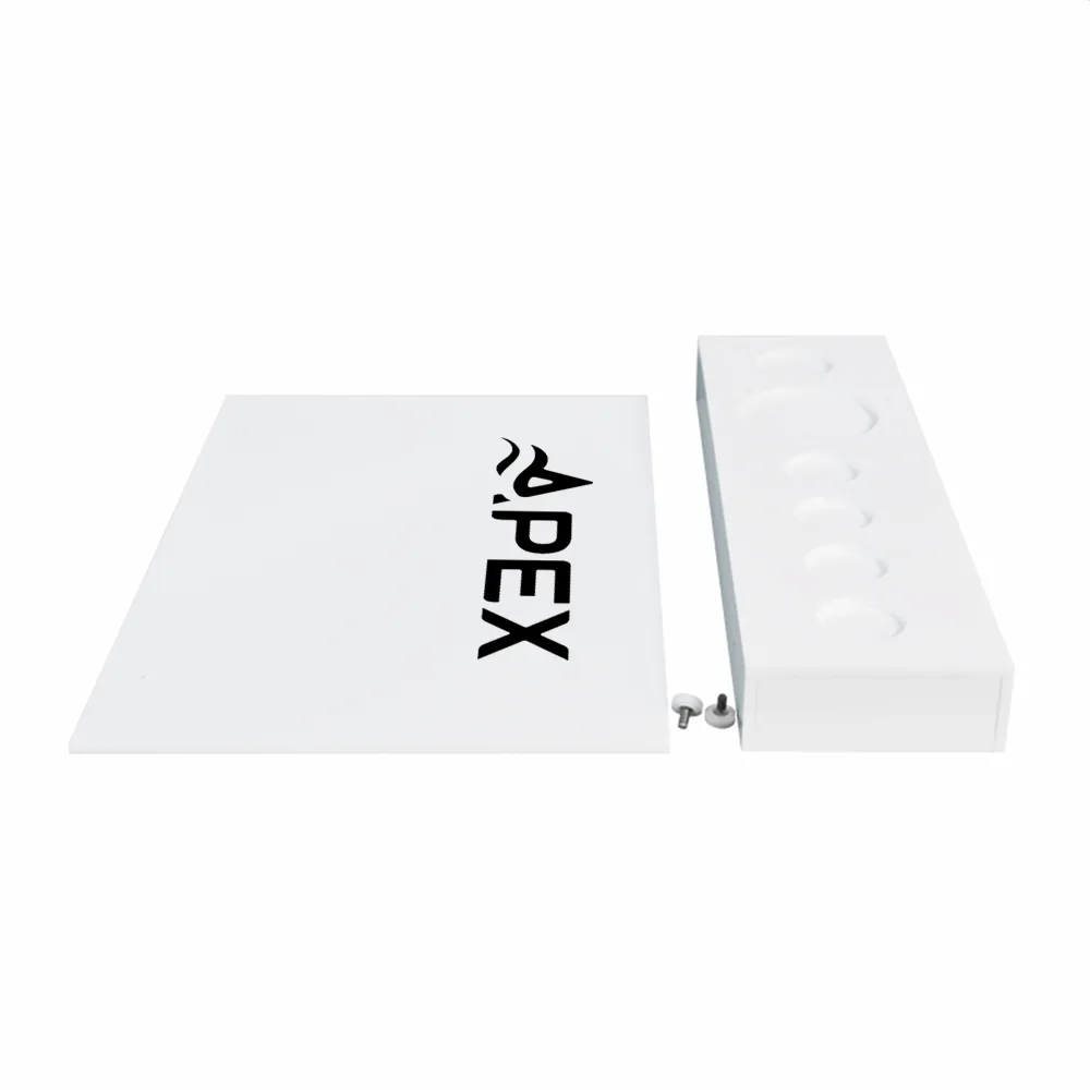 Detachable L Shape Countertop Acrylic Cosmetics Display Stand