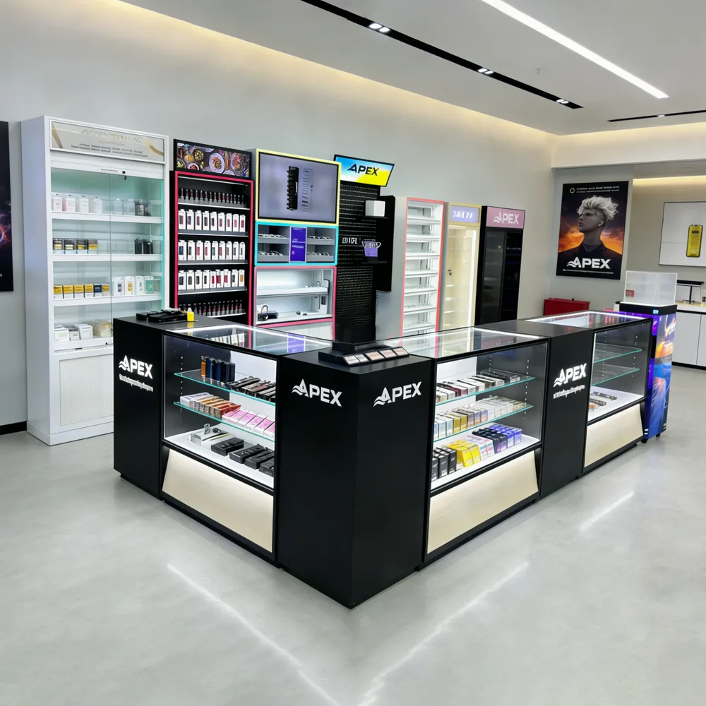 小売店に最適な電子タバコ陳列棚の選び方 - APEX