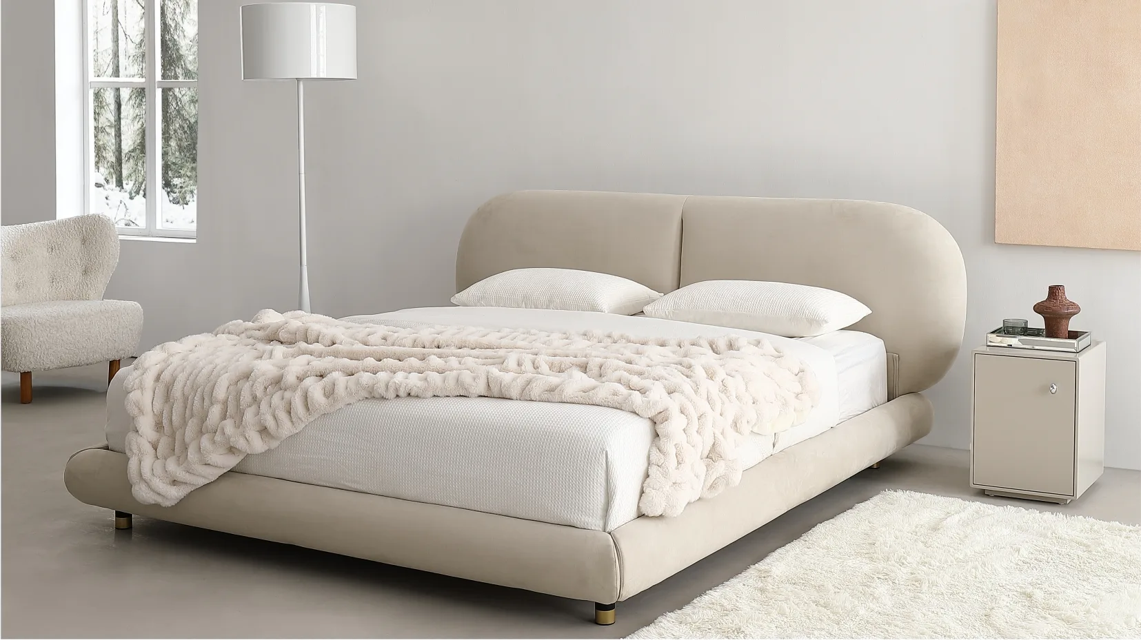 Oval bed - BFP Furniture