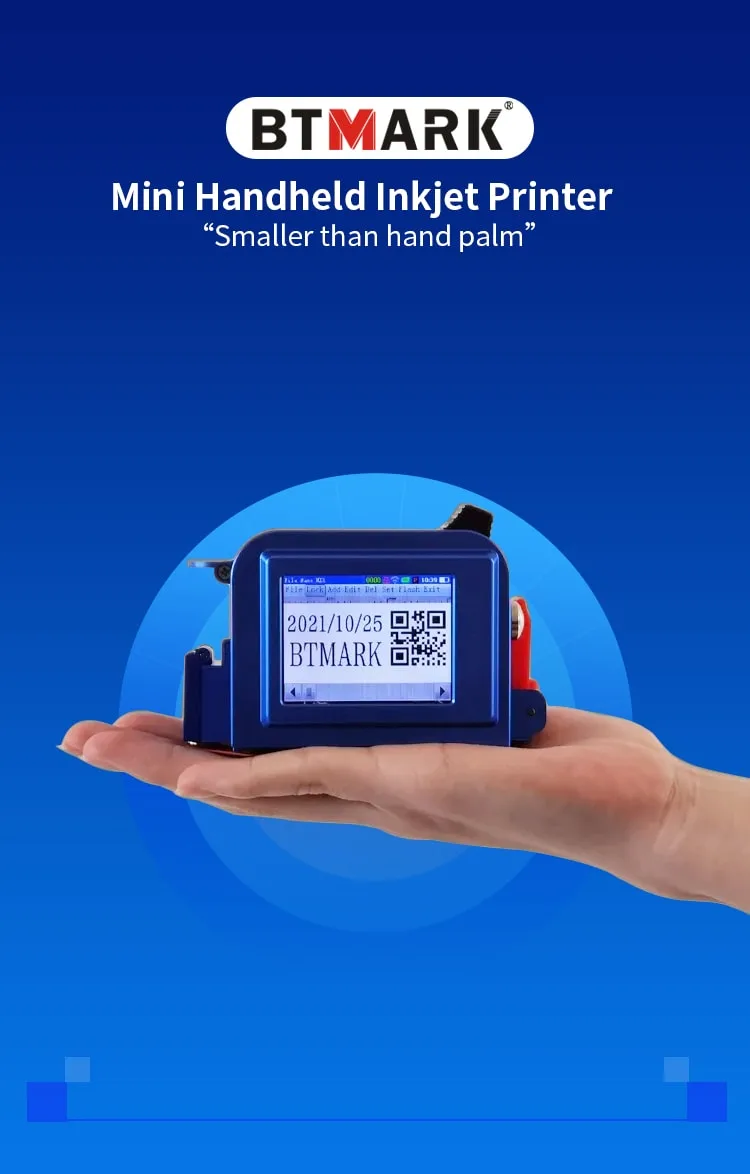 Mini Inkjet Printer | Mini Portable Inkjet Printer - BTMARK