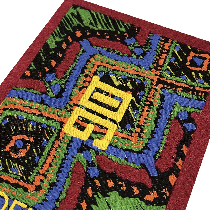 Ethnic Style Decorative Jacquard Woven Label