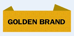 Metallic yard digital woven label woven badges high density woven label clothing suitcase cloth sticker patches neck label - JB900 - Golden Brand