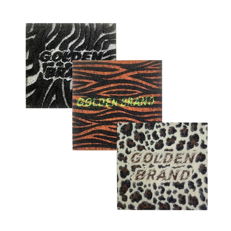 Leopard Zebra Digital Jacquard Woven Label