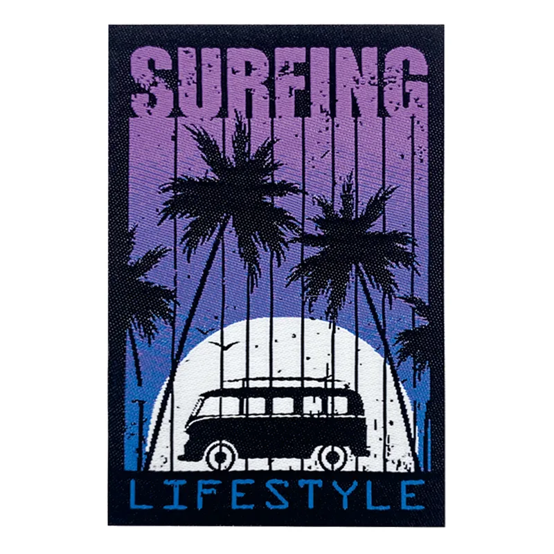 SURFING Digital Woven Label