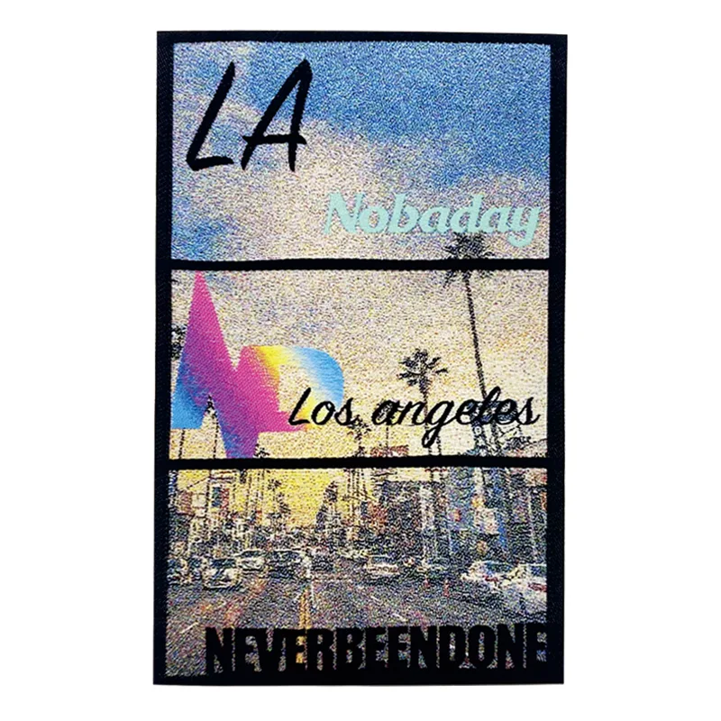 LA Digital Woven Label