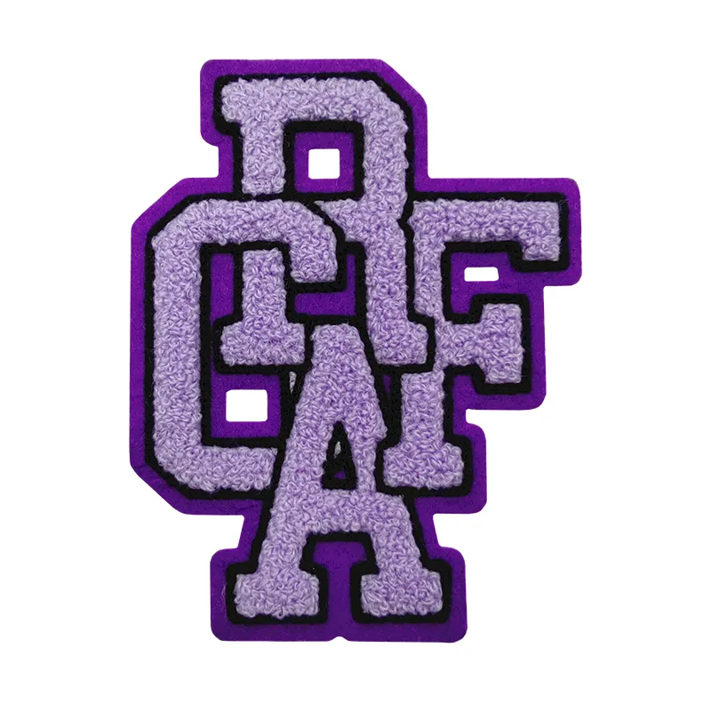 Letter Chenille Embroidery Badges
