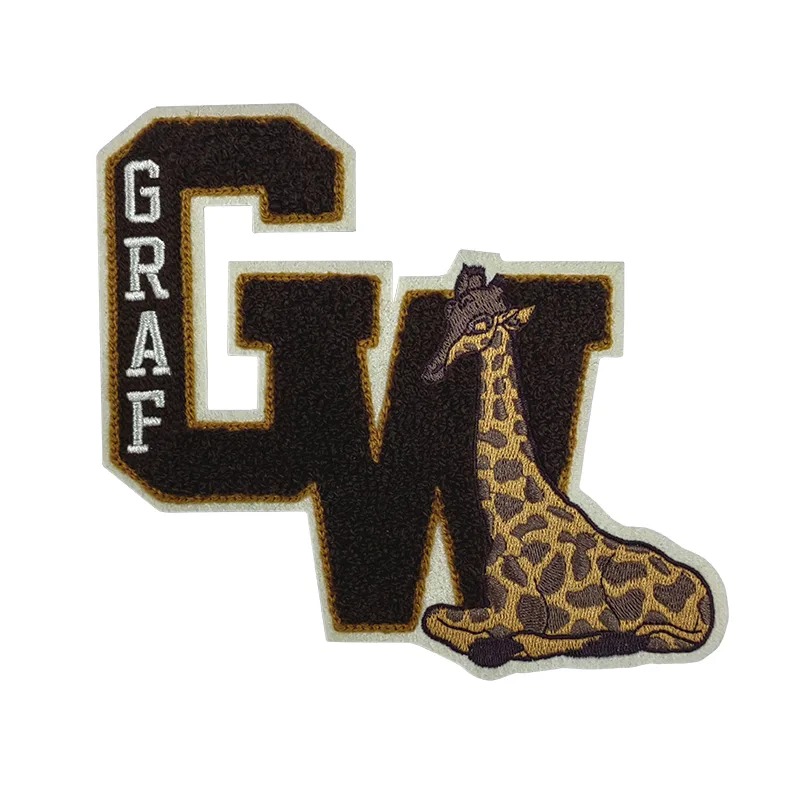 Letter Chenille Embroidery Badges