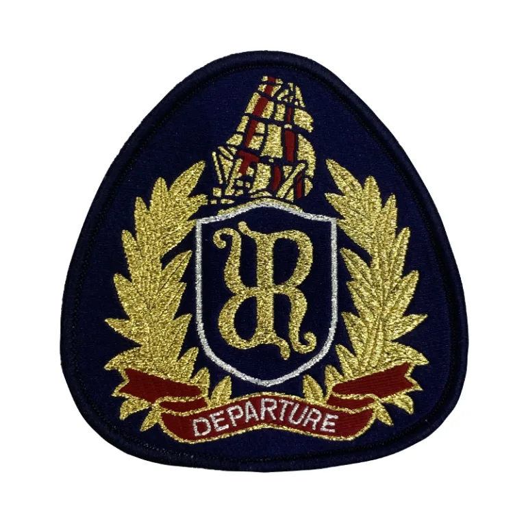 Metallic Yarn Woven Badges