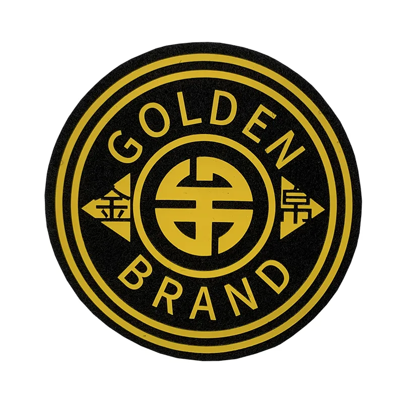 Golden Brand Felt Silicon Printing Badges