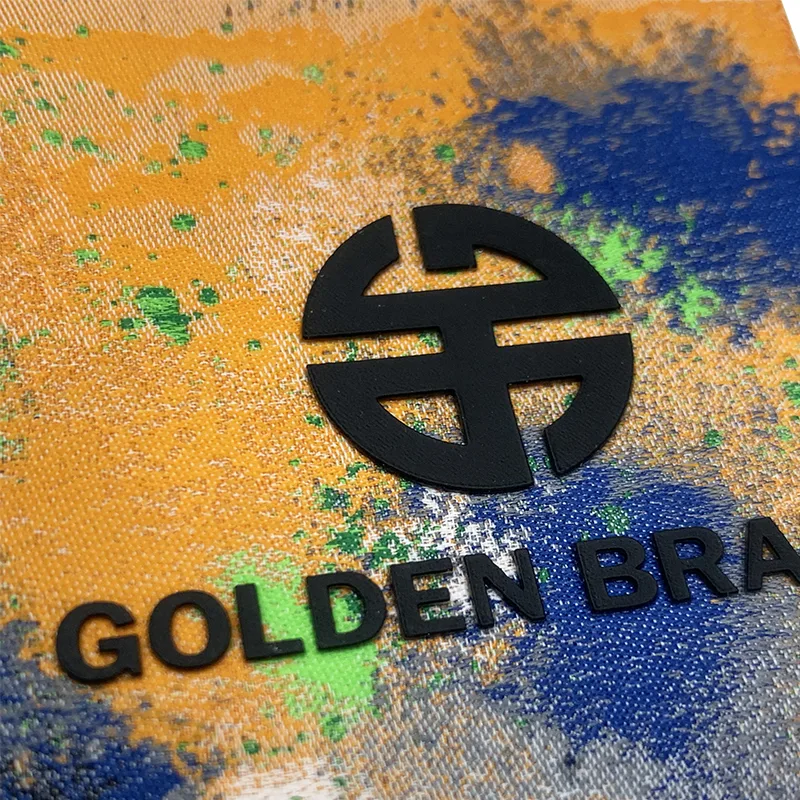 GOLDEN BRAND Woven & Tie-Dyed Silicon Printing Badges