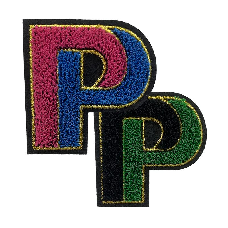 Toothbrush Embroidery Letter Badges