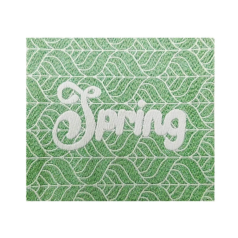 Fashion Metallic Yard Digital Woven Label