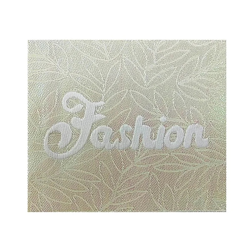Fashion Metallic Yard Digital Woven Label