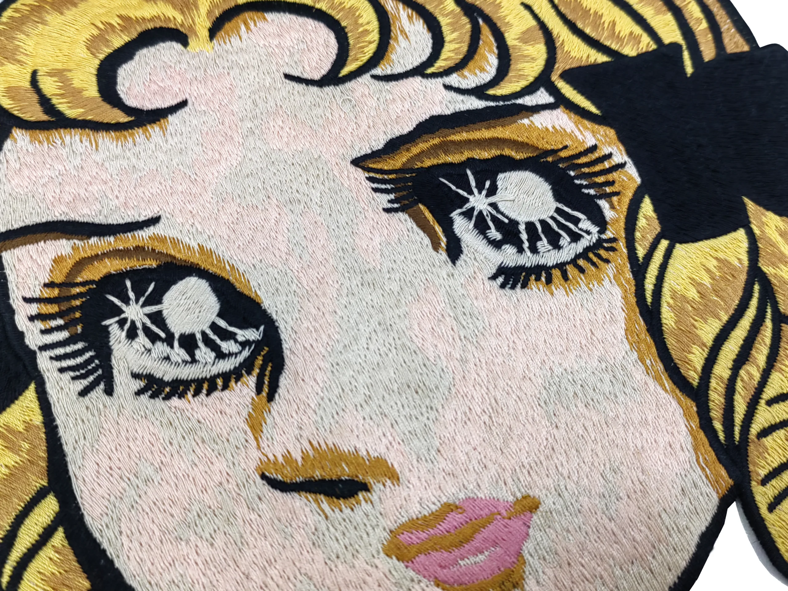 Little Girl Applique Embroidery Badges