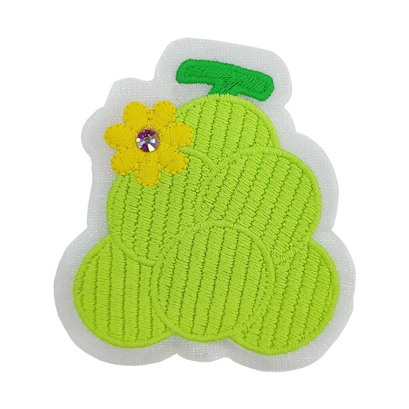 Fruit Pattern Rhinestones Embroidery Patches