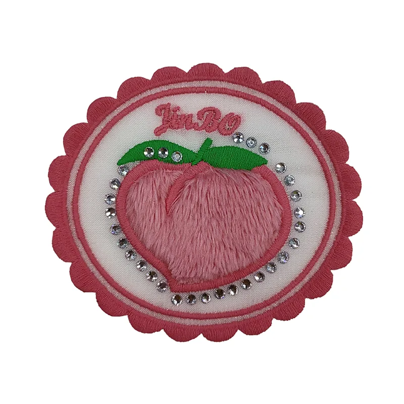 Fruit Pattern Rhinestones Embroidery Patches