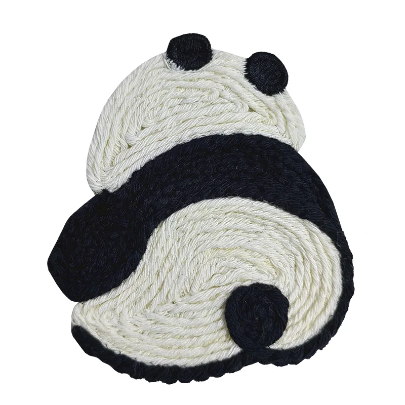 Panda Rope Embroidery Patches