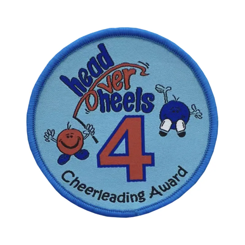 Head Over Heels Cheerleading Anniversary Badges