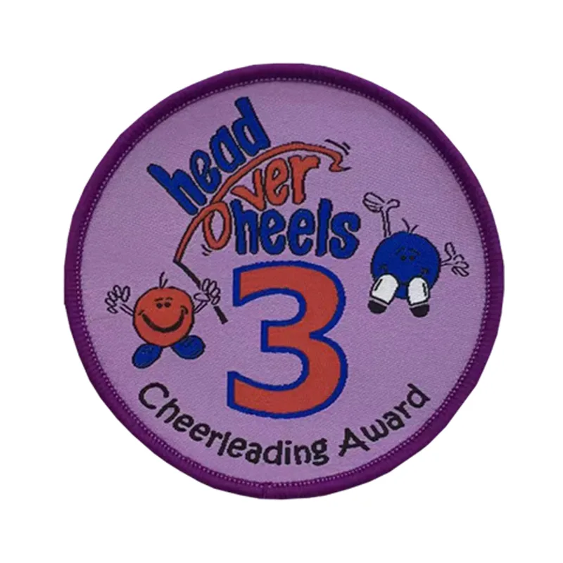 Head Over Heels Cheerleading Anniversary Badges