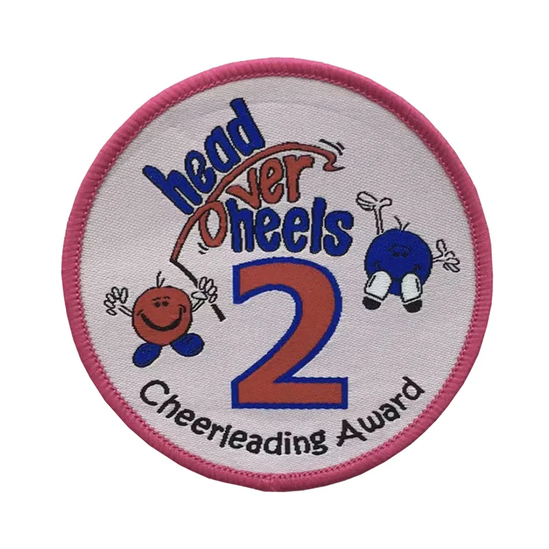Head Over Heels Cheerleading Anniversary Badges