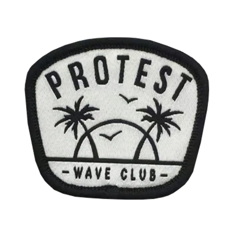 Coconut Trees Pattern Outdoors Badges
