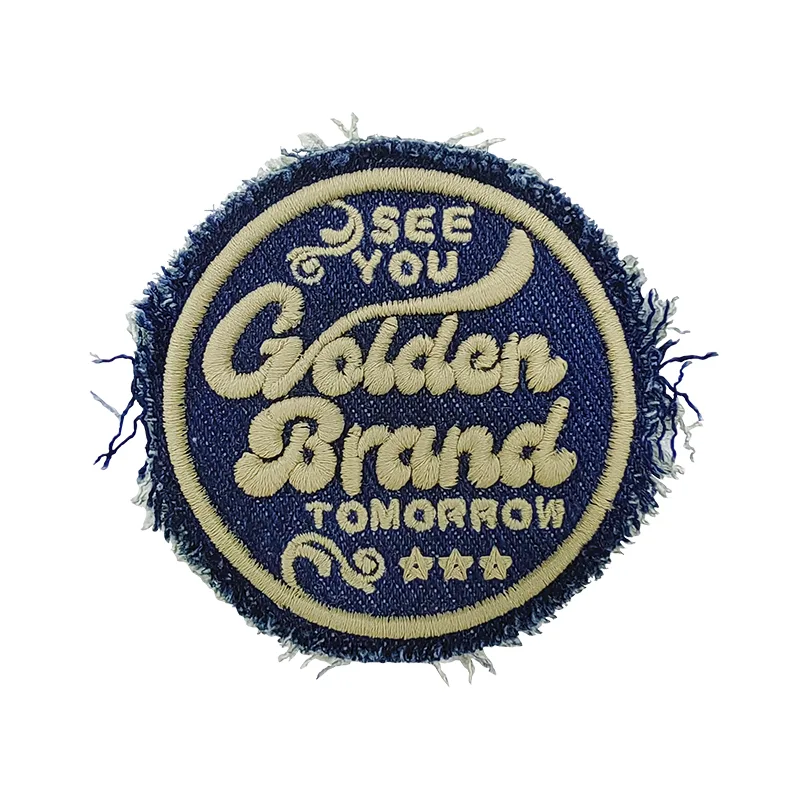 SEE YOU TOMORROW 3D Embroidery Denim Patches