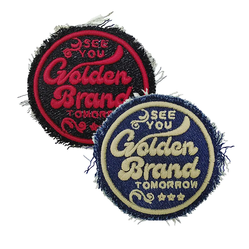SEE YOU TOMORROW 3D Embroidery Denim Patches