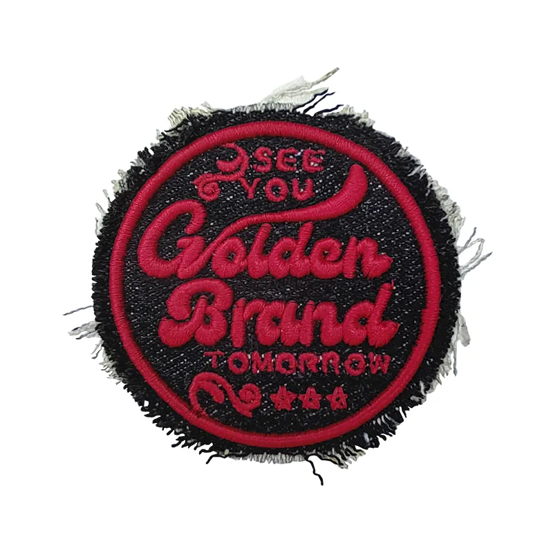 SEE YOU TOMORROW 3D Embroidery Denim Patches