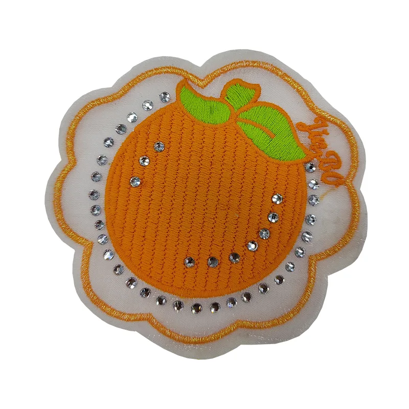 Fruit Pattern Rhinestones Embroidery Patches