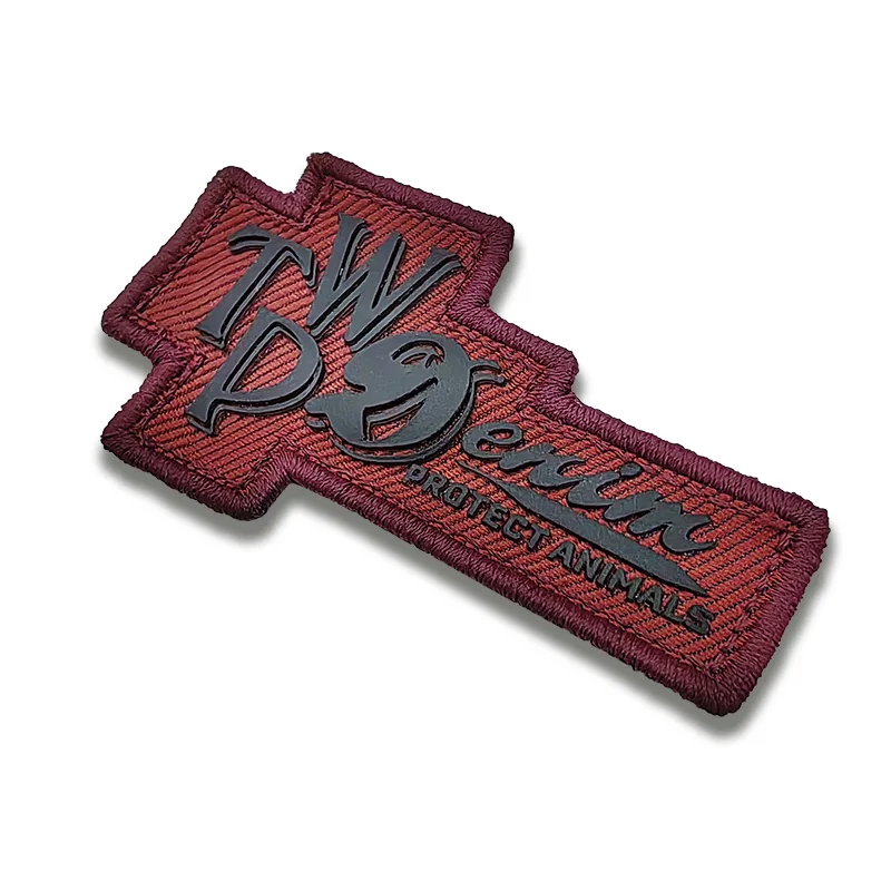 Woven & Silicone Printing &Embroidery PROTECT ANIMALS Composite Badges Custom Garment Accessories Suitcase Iron On Patches - BT61532-39 - Golden Brand
