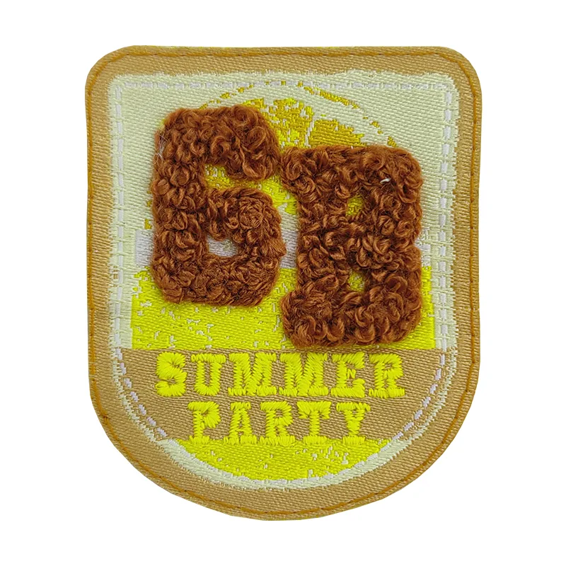 Woven & Chenille Embroidery SUMMER PARTY Patches Custom Garment Accessories Suitcase Iron On Badges - BT63910 - Golden Brand