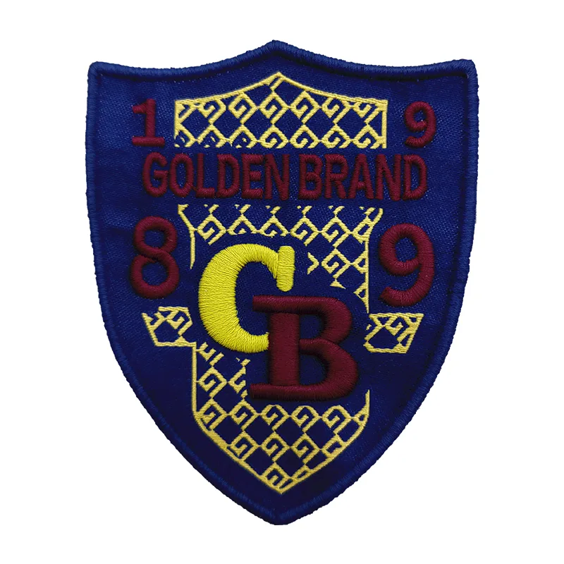 3D Embroidery 1989GB Military Badges Custom Garment Accessories Suitcase Iron On Patches - BT63917 - Golden Brand