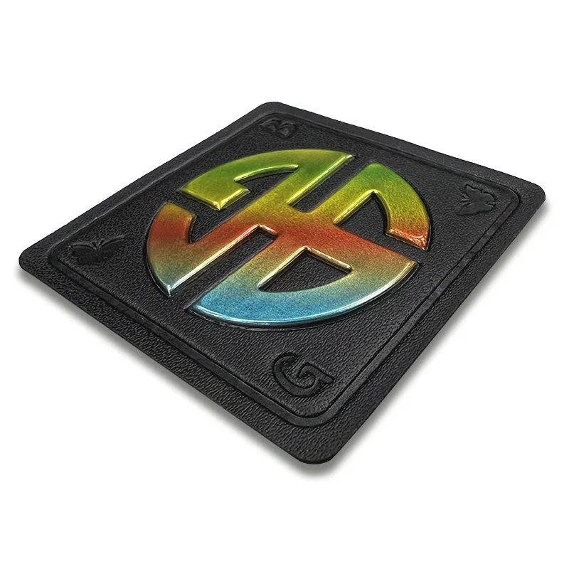 Color Block TPU High Frequency Heat Transfer Patches Good Quality Custom 3D Embossed Diy Clothing Badges - WF2307028 - Golden Brand