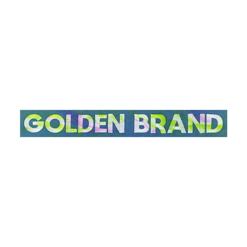 Sublimation Transfers Embroidery Tape Custom Logo Weave Straps Band Jacquard Tape Webbing For Garment Accessories - XH2307011 XH2307012 XH2307013 - Golden Brand