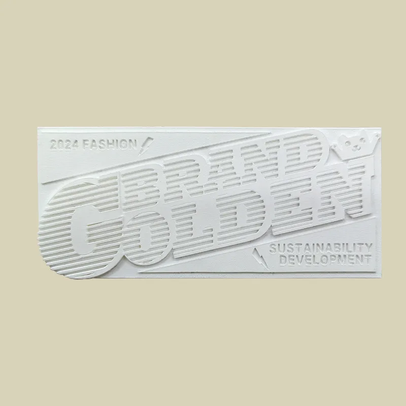 2024 FASHION White Recycled Silicon Printing Badges