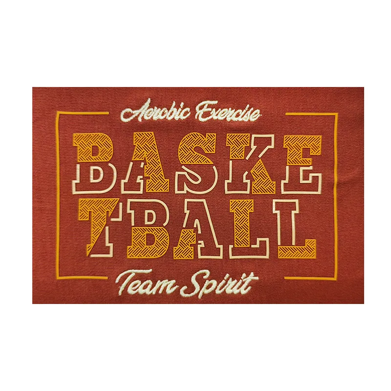 Embroidery & Silicon Printing BASKETBALL Badges Custom Garment Accessories Suitcase Iron On Badges - YS2308066 - Golden Brand
