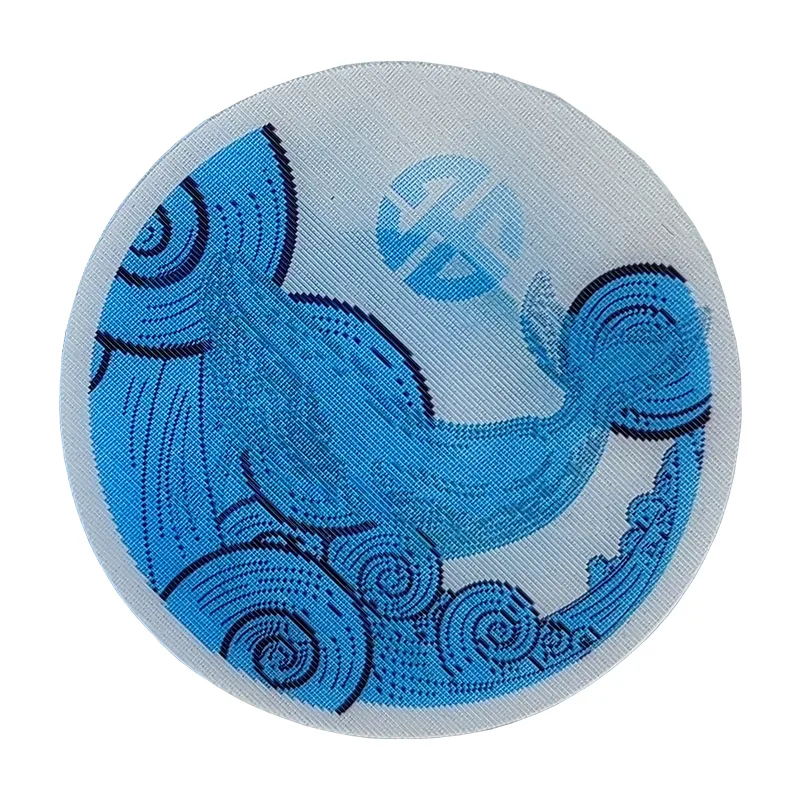 Change Magically Dolphins TPU High Frequency Heat Transfer Patches Good Quality Custom 3D Embossed Diy Clothing Badges - YS2308090-1 - Golden Brand