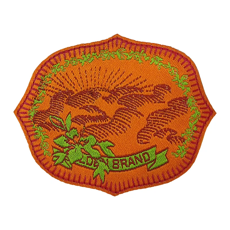 Woven & Embroidery Vintage Outdoor Patches Custom Garment Accessories Suitcase Iron On Badges - bt63906 - Golden Brand