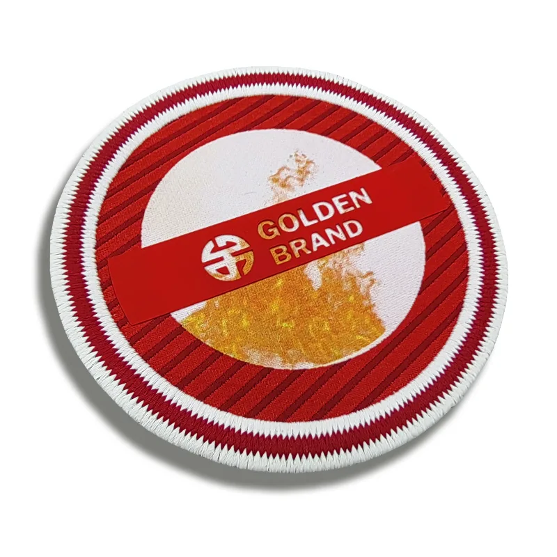 Woven & Recycled Silicone Printing &Embroidery Badges Custom Garment Accessories Suitcase Iron On Patches - BT53656 - Golden Brand