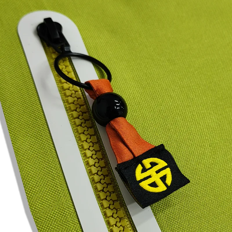 Silicon Printing Woven Decorative Zipper Pockets Badges Custom Garment Accessories Suitcase Iron On Patches - YS2308074 - Golden Brand