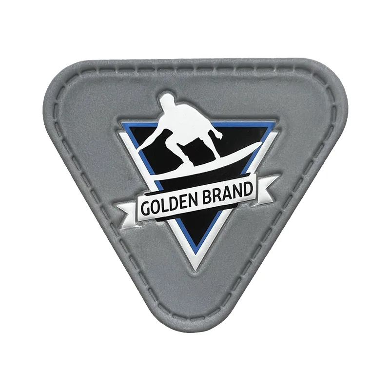 Surfer Pattern TPU High Frequency Heat Transfer Patches Good Quality Custom 3D Embossed Diy Clothing Badges - YS2308082 - Golden Brand