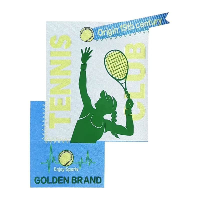 Woven Silicon Printing Label Outdoor Woven Badges Custom Clothing Accessories Suitcase Iron On Patches - BT63893 - Golden Brand