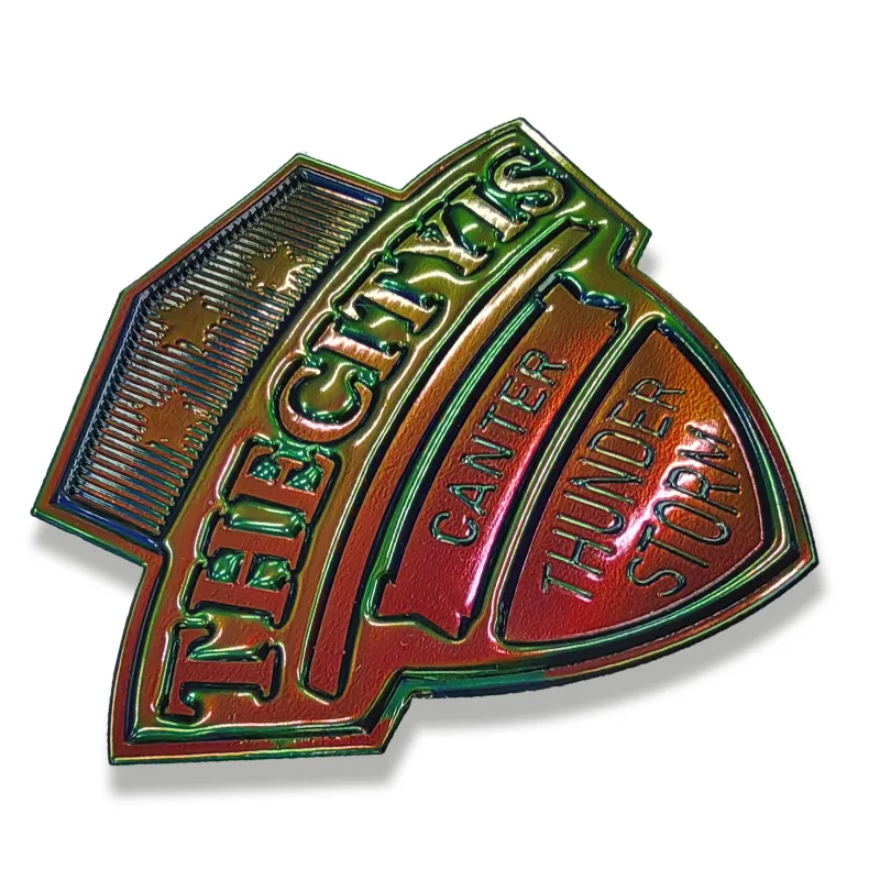 Multicolored TPU High Frequency Heat Transfer Patches Good Quality Custom 3D Embossed Diy Clothing Badges - YS2308342 - Golden Brand