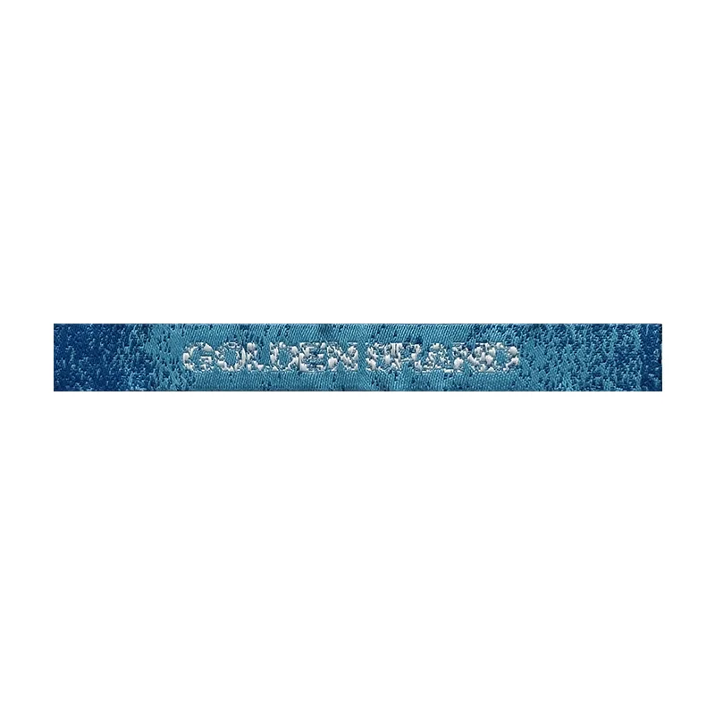 Blue Ombre Jacquard Tape Custom Logo Weave Straps Band Jacquard Tape Webbing For Garment Accessories - bt63891 - Golden Brand