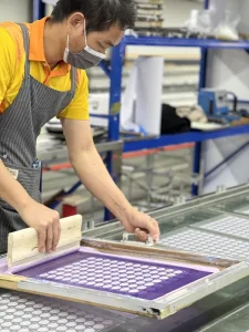 The Process Flow of Screen Printing - Golden Brand