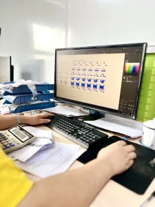 The Process Flow of Screen Printing - Golden Brand