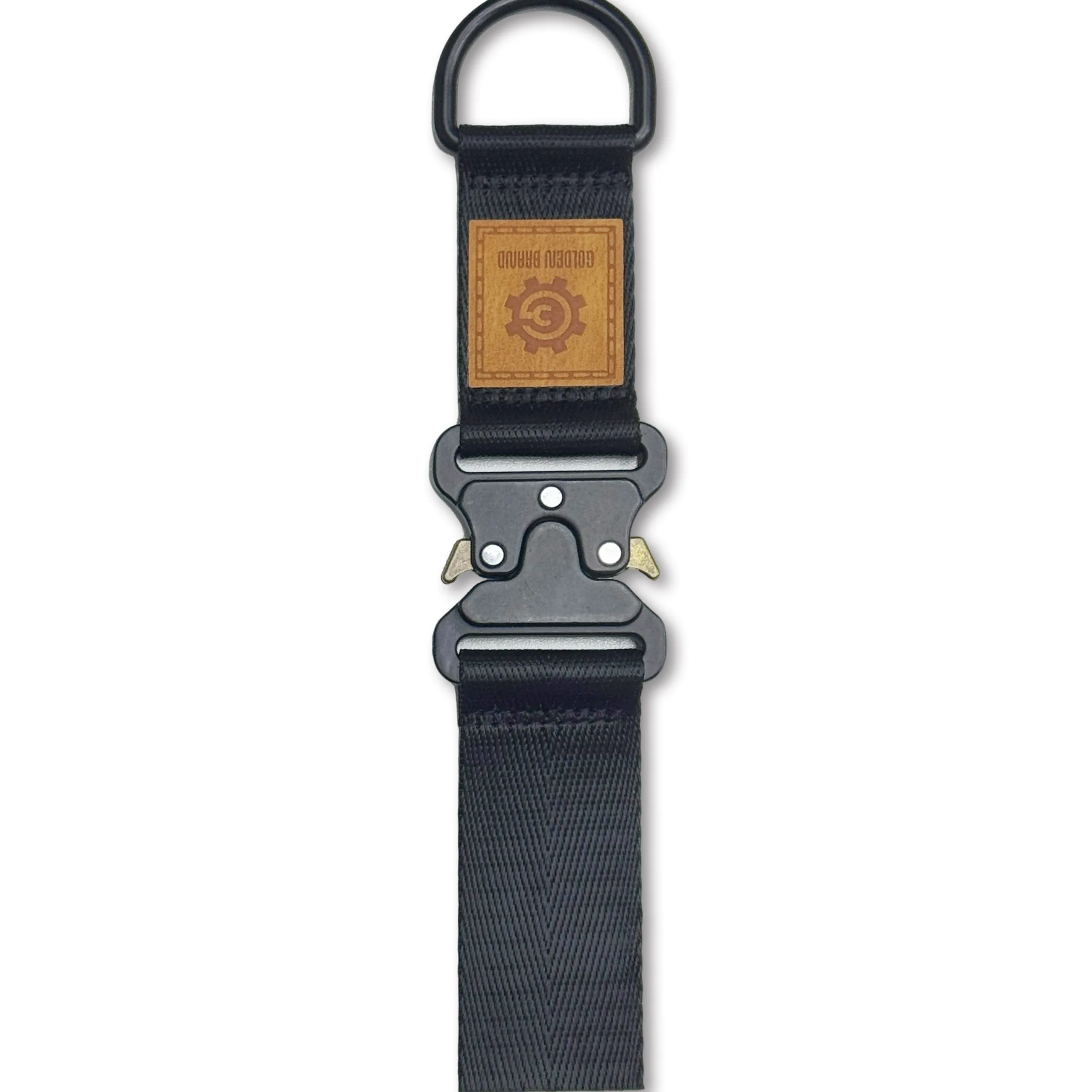 Woven Tactical lanyard / Quick hang tool Pockets Badges Quick-release clips, D-ring matte metal hangers - GB234 - Golden Brand