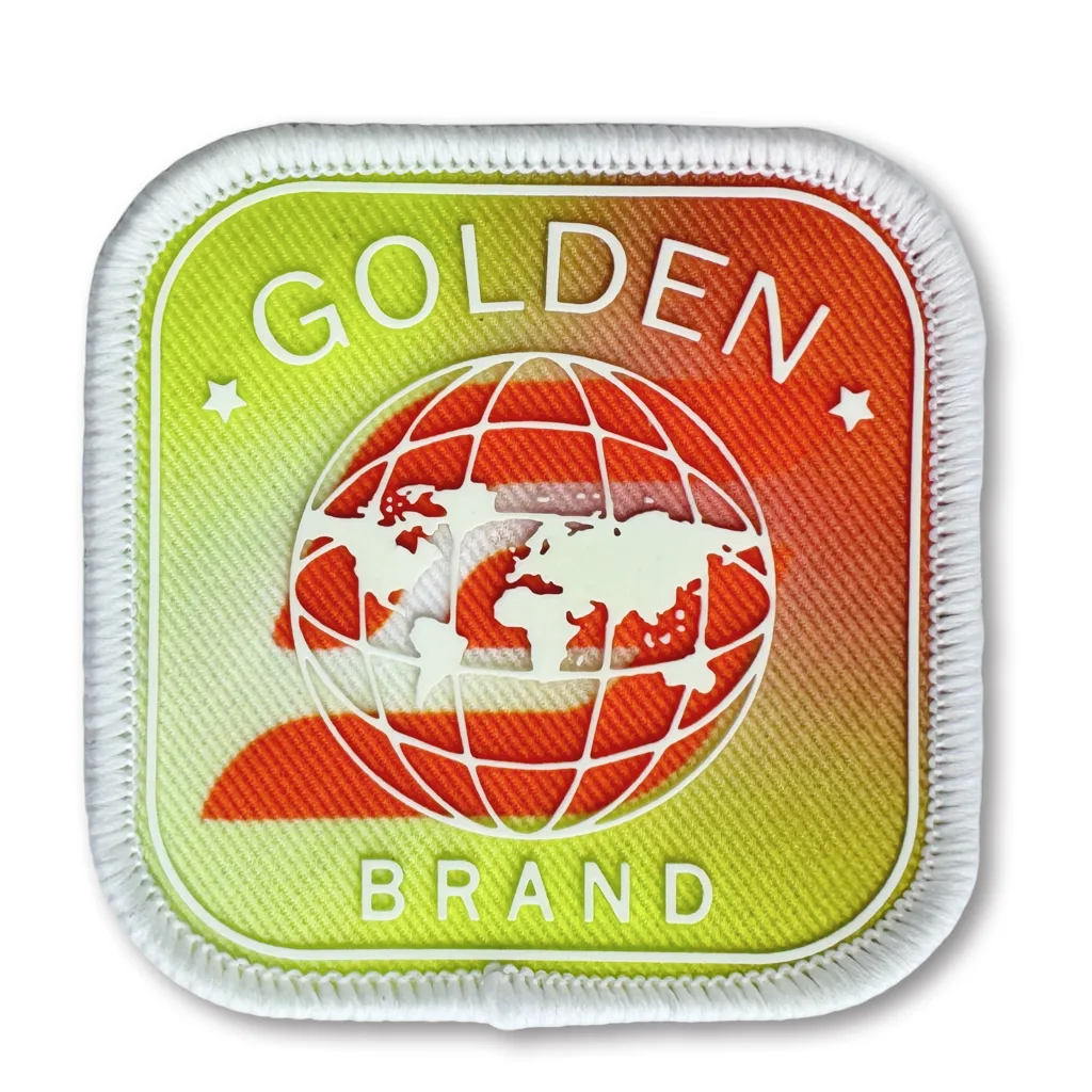 Gradient Colours + Earth Elements, Suitable for Casual Streetwear / Cross-Border Brands as Textured Decorative Accents  - BT64684 - Golden Brand